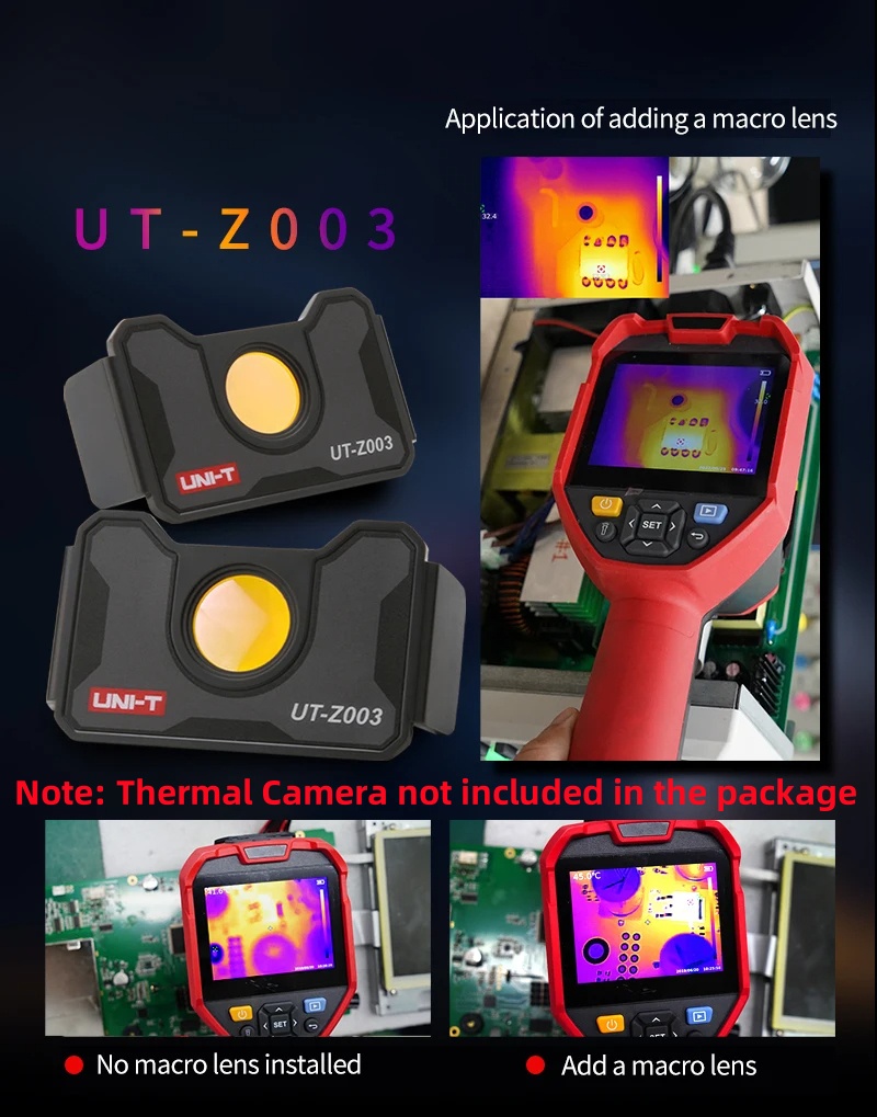 ​ UNI-T UT-Z003 매크로 렌즈 (UTi730 - Electronics Repair Images 리뷰 및 가격