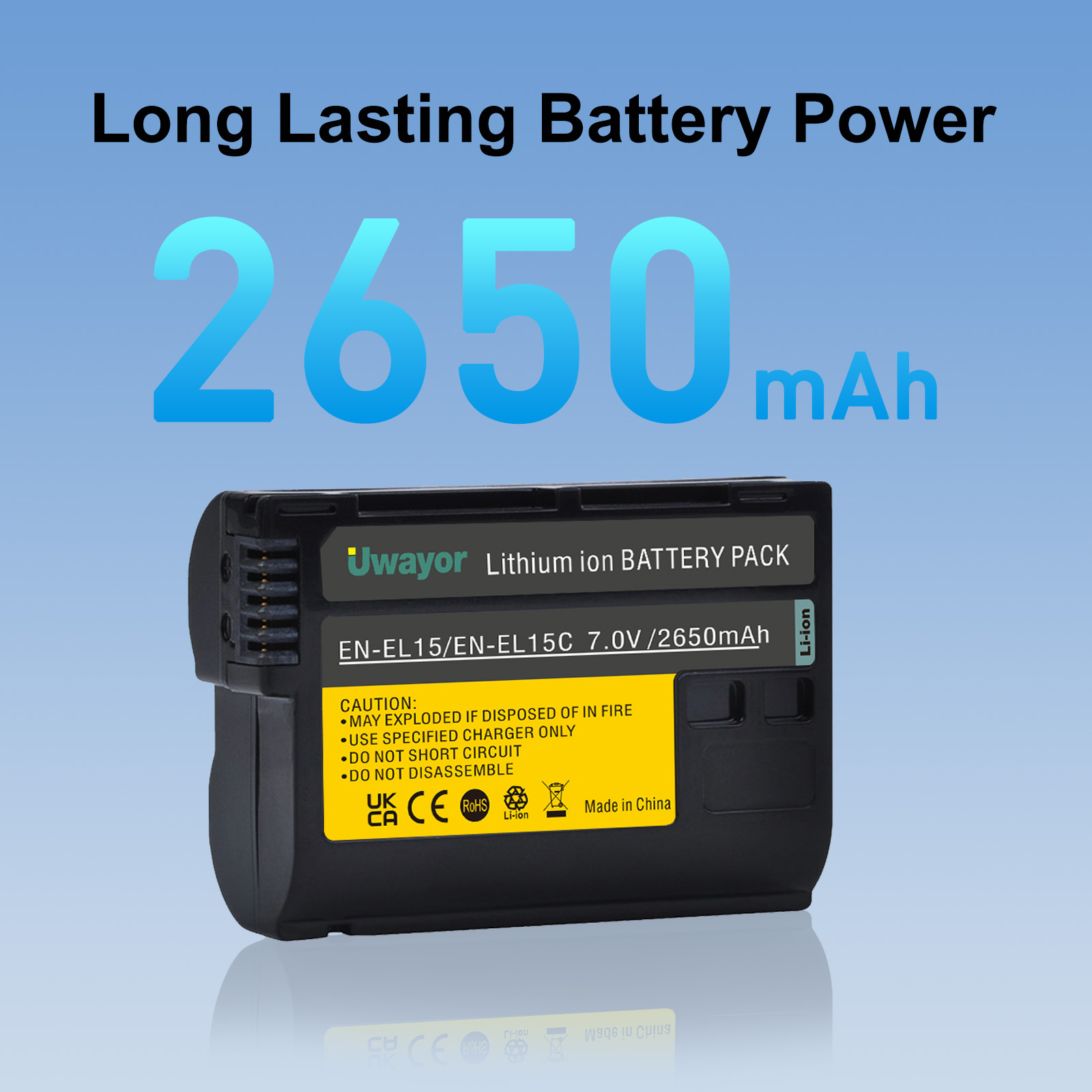 2650mAh Uwayor ENEL-15/ENEL15C - Nikon Camera Z6 Iii 리뷰 및 가격