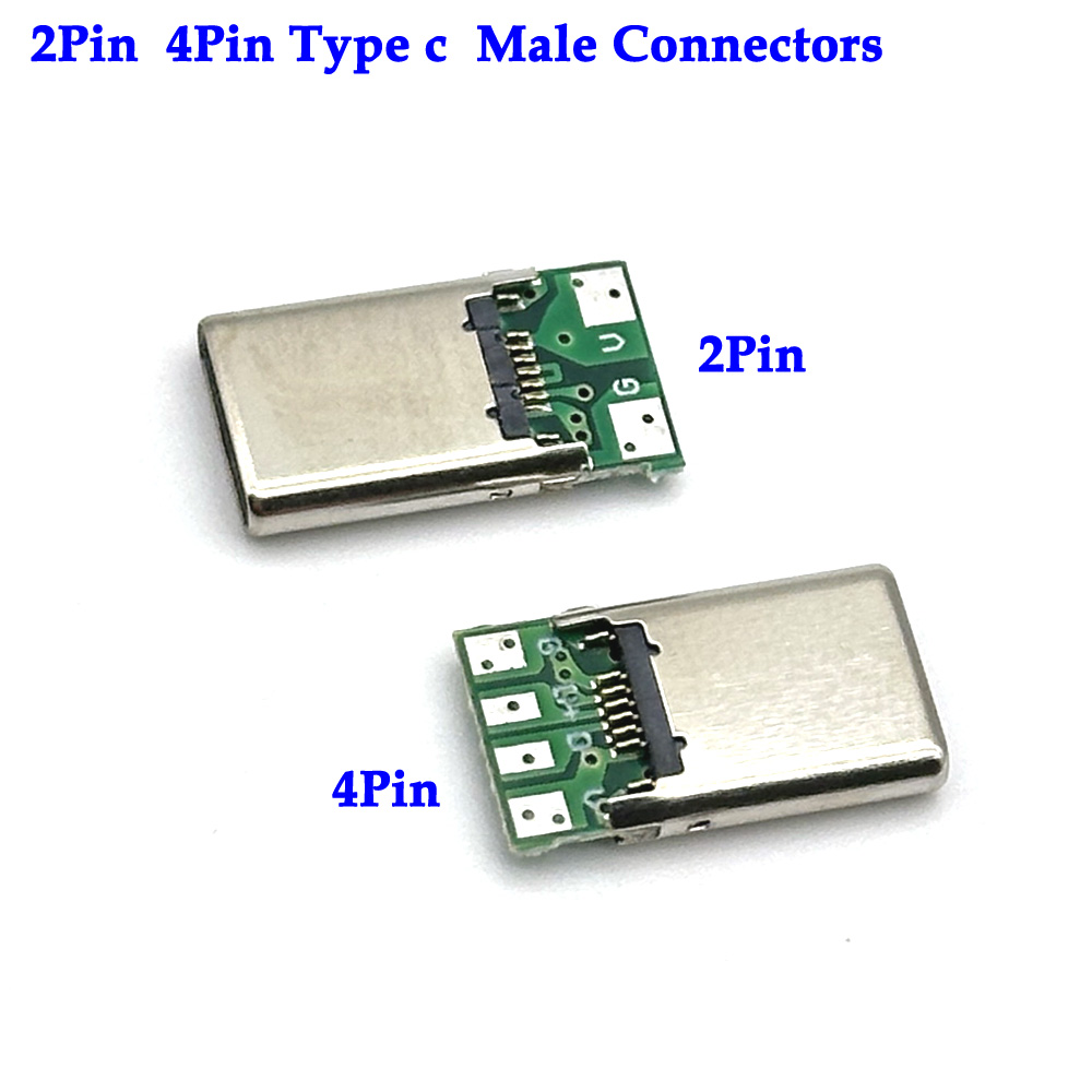 USB 3.1 2핀 4핀 타입 C 남성 커넥터 잭 테일 - Pcb Holder Clamp 리뷰 및 가격