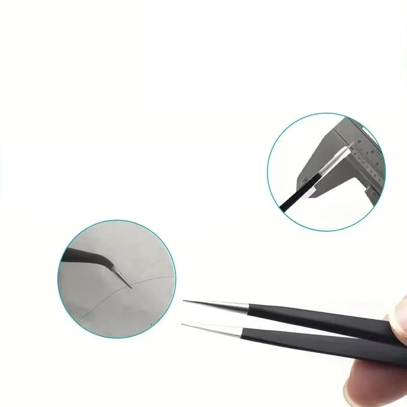 6pcs ESD 정전기 방지 스테인레스 스틸 핀셋 전자 - Electronics Repair Tools 리뷰 및 가격