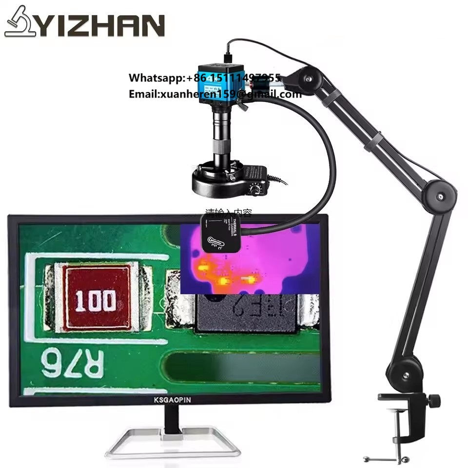 YIZHAN 4K 현미경 카메라 300X 렌즈 열화상  - Electronics Repair Images 리뷰 및 가격