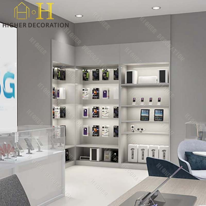 맞춤형 전자 디스플레이 쇼룸 진열장 휴대폰 매장 인테리 - Electronics Repair Store 리뷰 및 가격