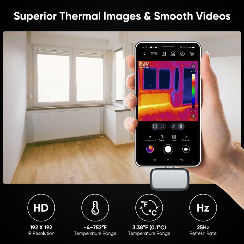 GW192A 열 화상 카메라 192X192 전자 열 카 - Electronics Repair Images 리뷰 및 가격