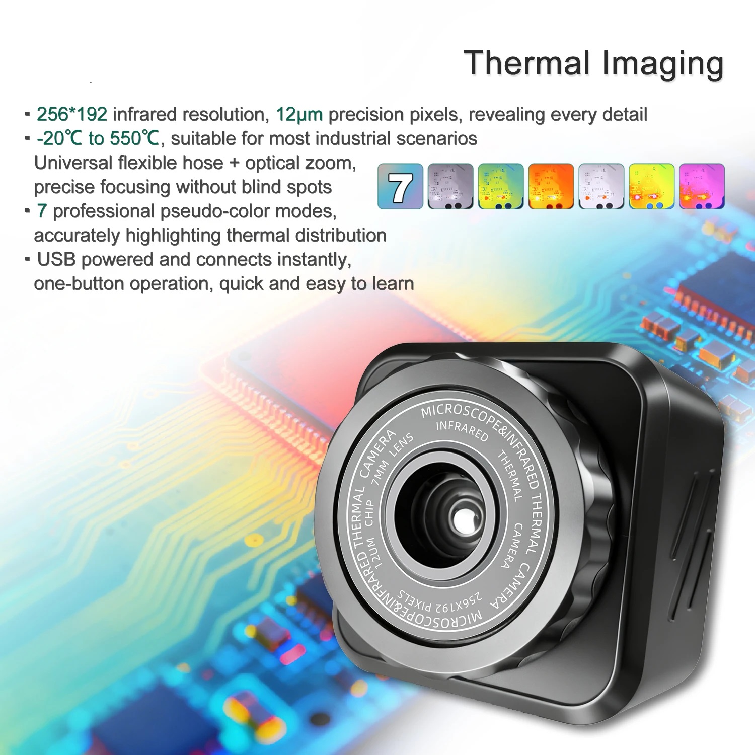 YIZHAN 열화상 카메라 256*192 픽셀 4k 전 - Electronics Repair Tools 리뷰 및 가격