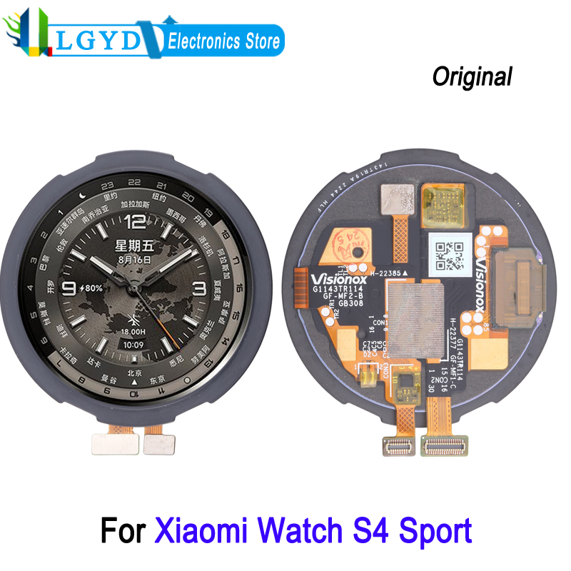 샤오미 워치 S4 스포츠용 AMOLED LCD 스크린, - Digitizer Touch Screen 리뷰 및 가격